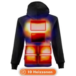 Veste Chauffante Dual-Heating | Femme Noir -Équipement De Chasse Boutique veste chauffante dual heating femme noir 3