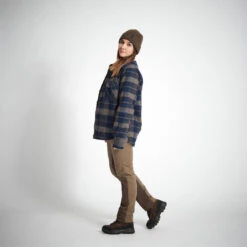 VESTE MOUTONNÉE TYPE SURCHEMISE 500 BLEU 15 VESTE MOUTONNÉE TYPE SURCHEMISE 500 BLEU -Équipement De Chasse Boutique veste moutonnee type surchemise 500 bleu 3