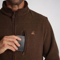 VESTE POLAIRE PRESLY VERNEY CARRON MARRON 13 VESTE POLAIRE PRESLY VERNEY CARRON MARRON -Équipement De Chasse Boutique veste polaire presly verney carron marron 4