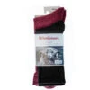 Woolpower 2-Pack: Chaussette De Doublure / Chaussette 400 - Noir / Rouge Rouille -Équipement De Chasse Boutique woolpower 2 pack chaussette de doublure chaussette 400 noir rouge rouille