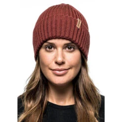 Woolpower Beanie Rib - Rouge Rouillé -Équipement De Chasse Boutique woolpower beanie rib rouge rouille 3