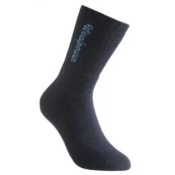 Woolpower Chaussettes Merino Logo Classique 400 - Bleu Marine -Équipement De Chasse Boutique woolpower chaussettes merino logo classique 400 bleu marine 3