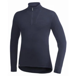 Woolpower Merino Mid Layer Zip Turtleneck 400 - Marine Foncé -Équipement De Chasse Boutique woolpower merino mid layer zip turtleneck 400 marine fonce 4