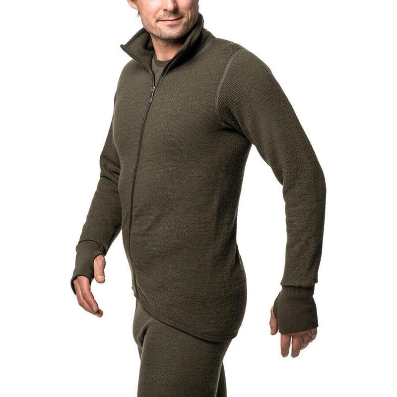 Woolpower Veste à Fermeture Éclair Mid Layer Merino 400 - Vert Pin 5 Woolpower Veste à Fermeture Éclair Mid Layer Merino 400 - Vert Pin – Image 3